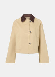 Corduroy Collar Jacket