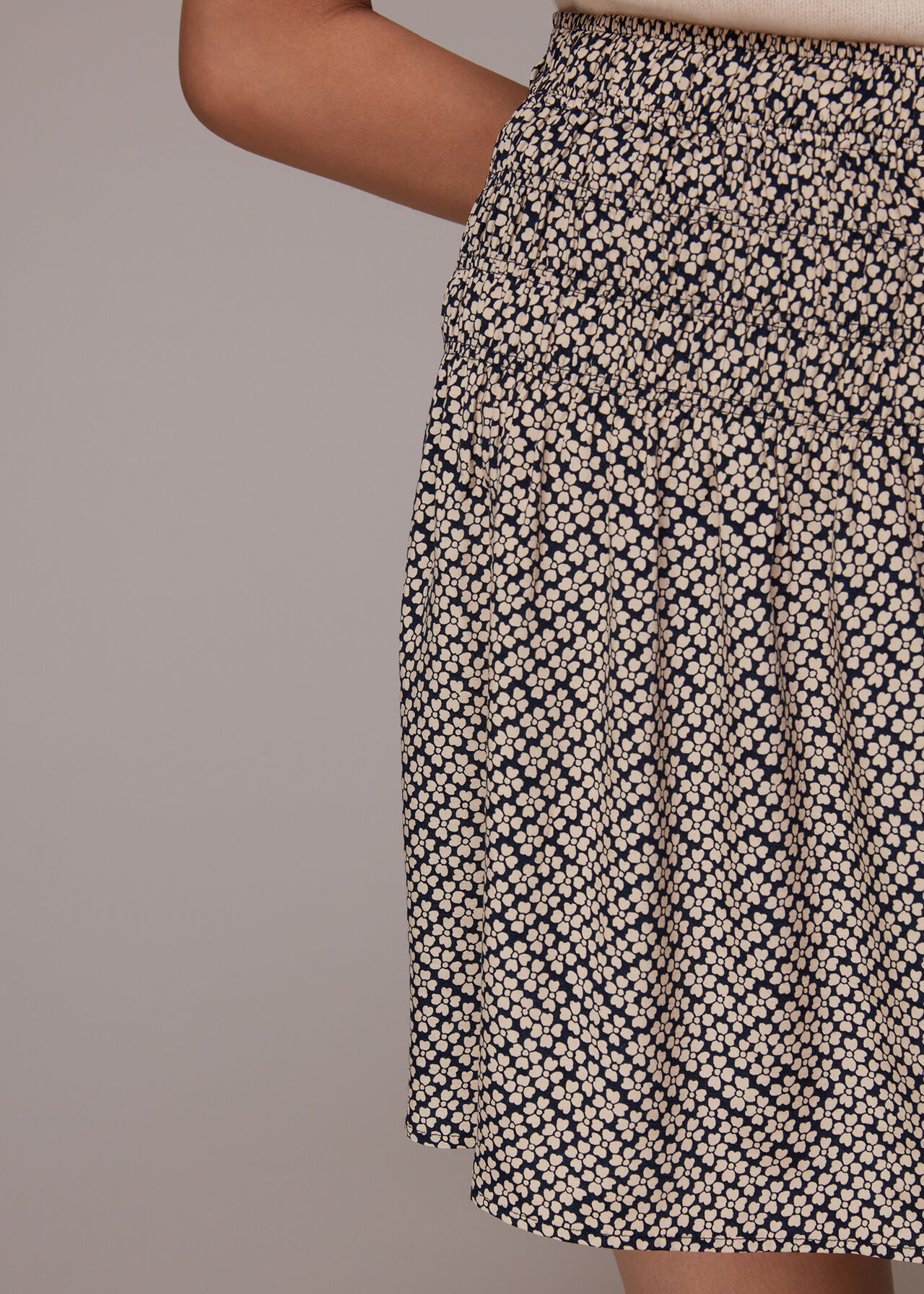 Clover Print Flippy Skirt