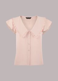 Short Sleeve Collar Top