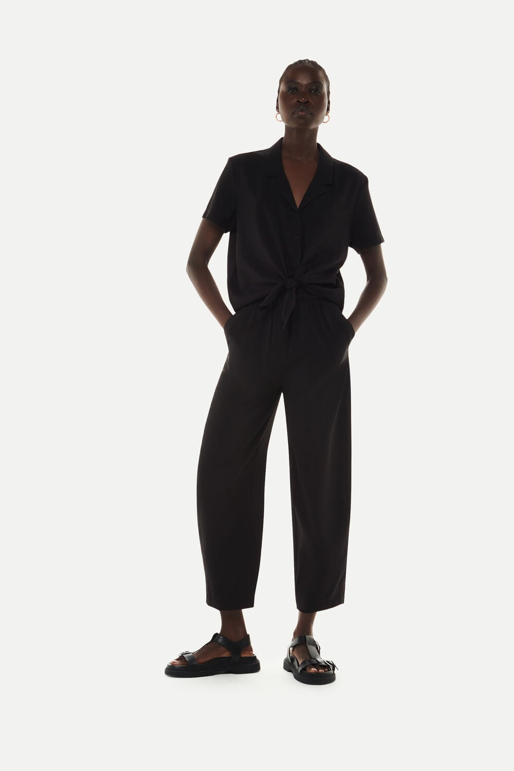 Nicola Tie Front Blouse