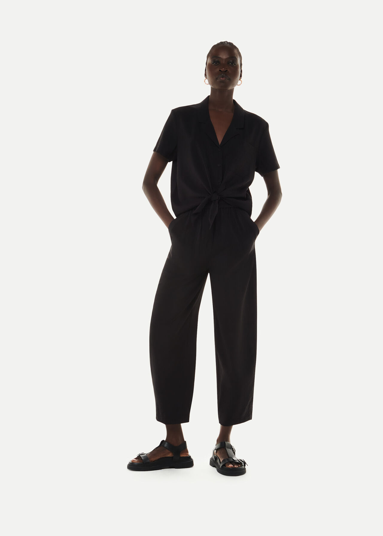 Nicola Tie Front Blouse