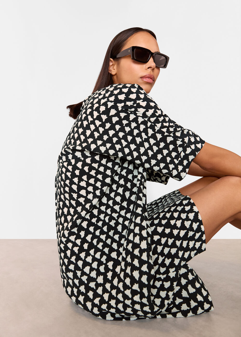 Triangle Relaxed Short Dress