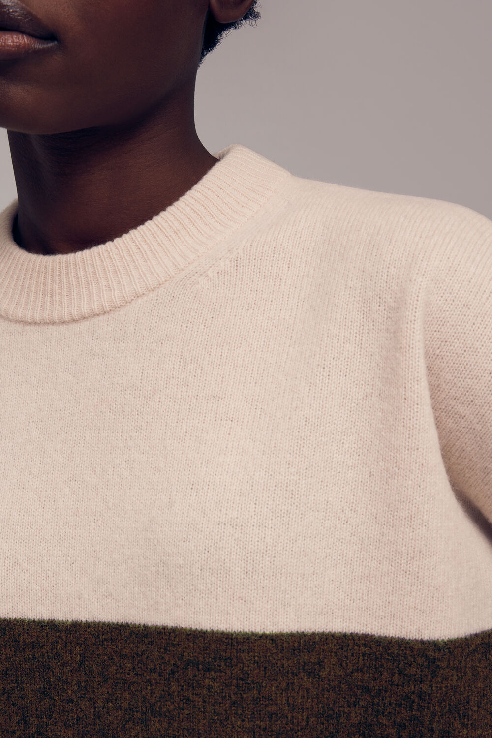 Stripe Knitted Wool Sweater