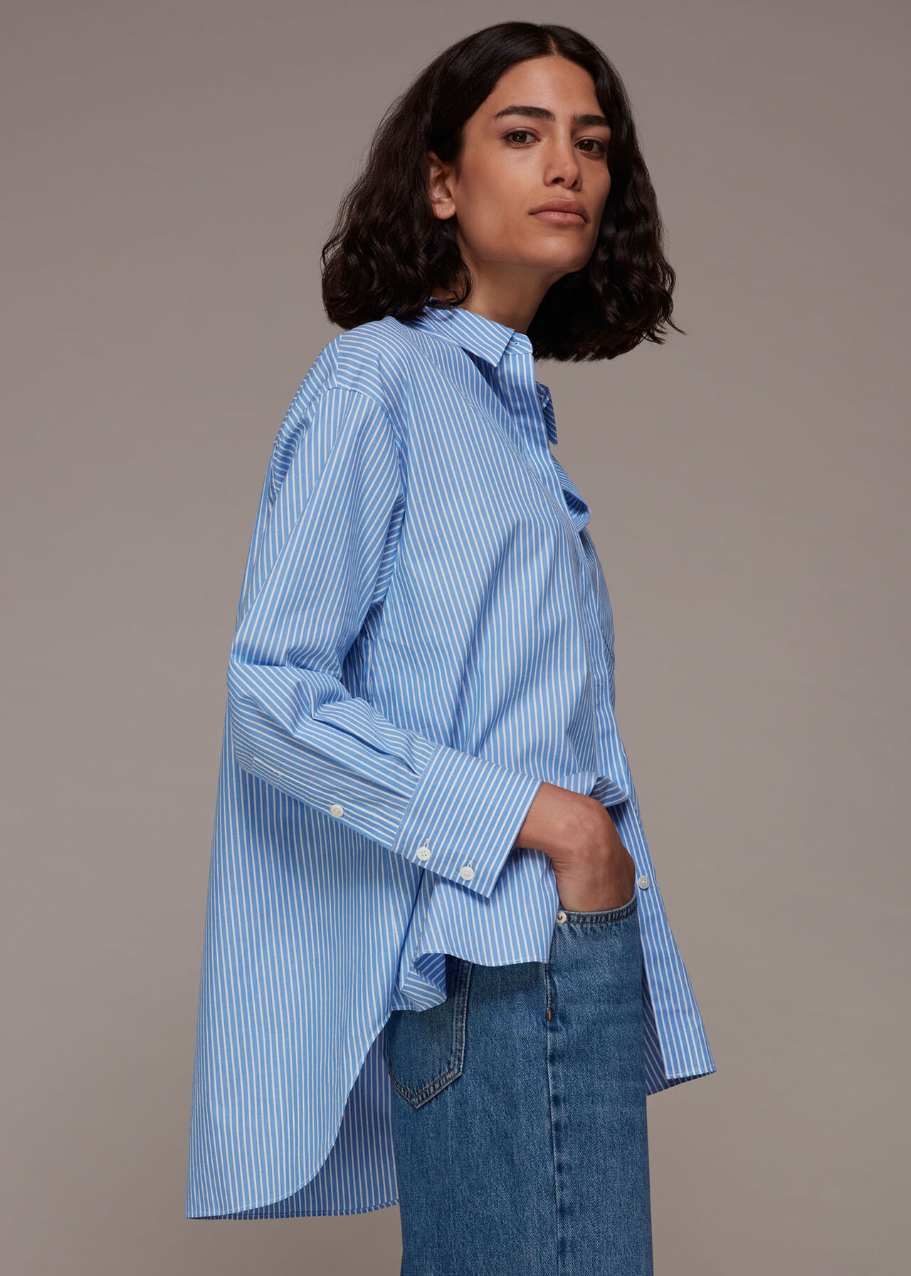 Stripe Oversized Shirt