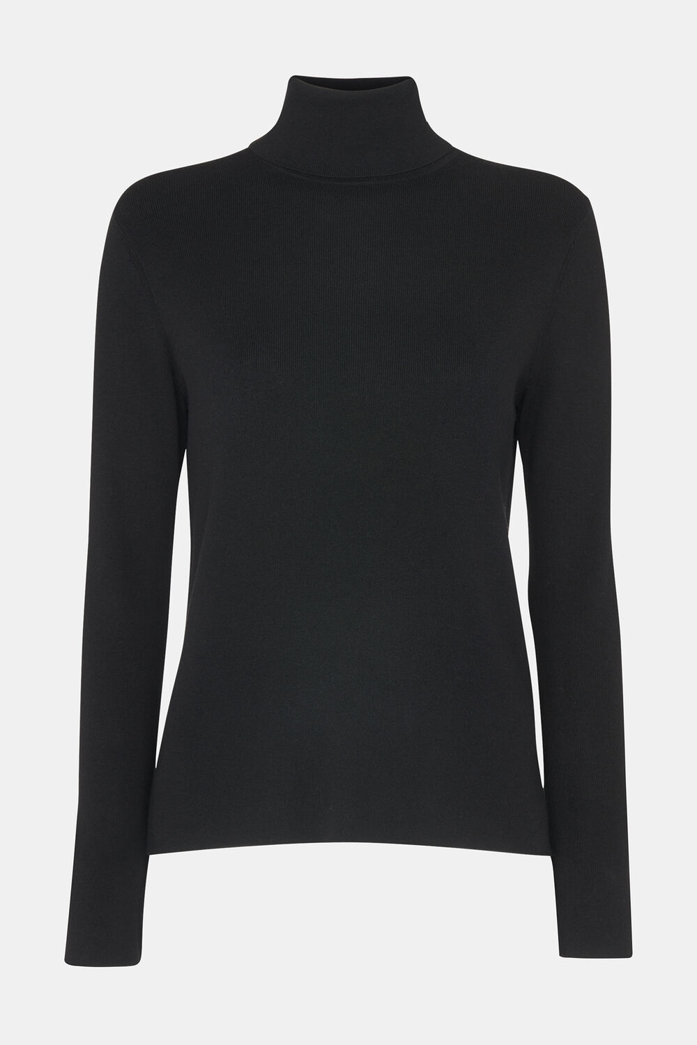 Black Maja Knitted Polo Neck Knit