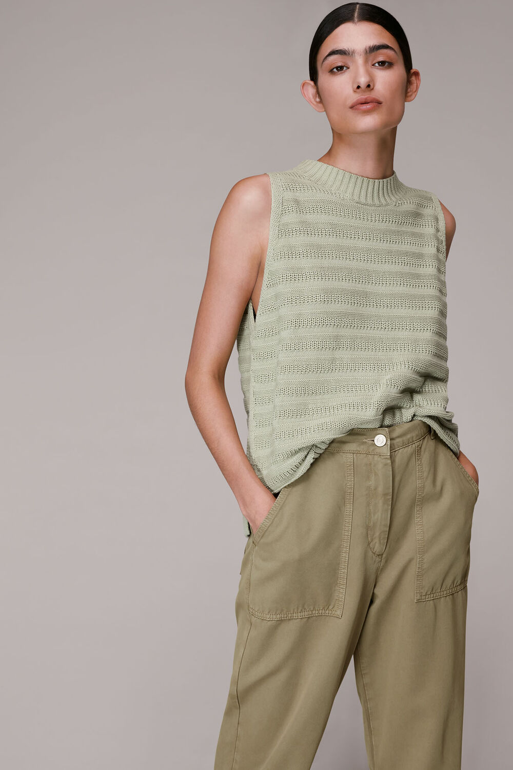 Mila Cargo Cuffed Trouser