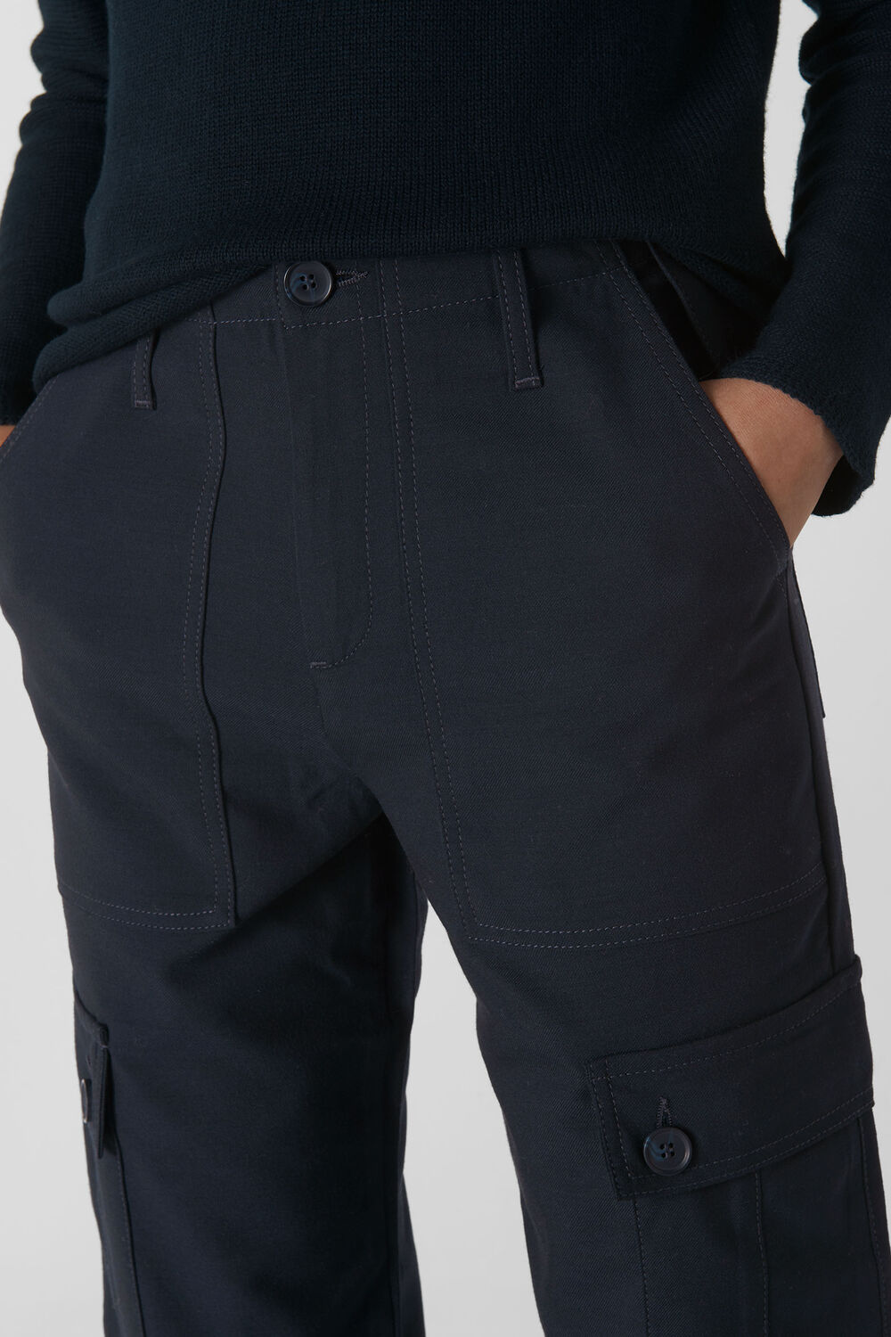 Steffi Utility Cargo Trouser Navy