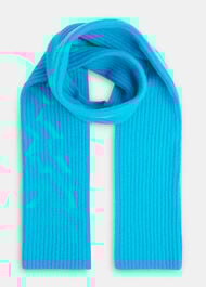 Wool Mix Rib Scarf
