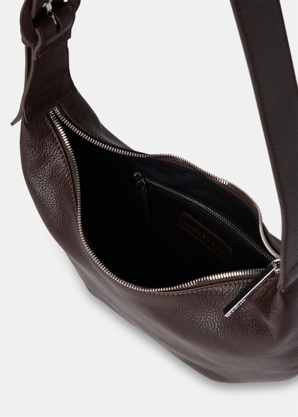 Small Sia Curved Crossbody Bag