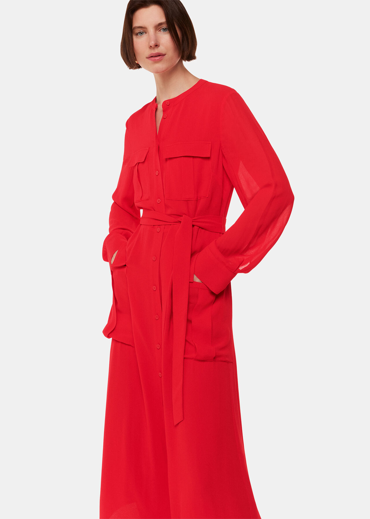 Nia Pocket Detail Shirt Dress