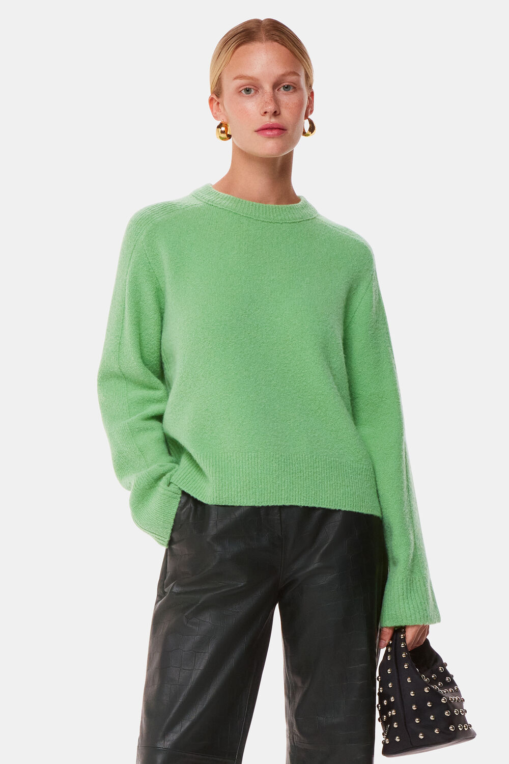Alana Wool Mix Crew Neck