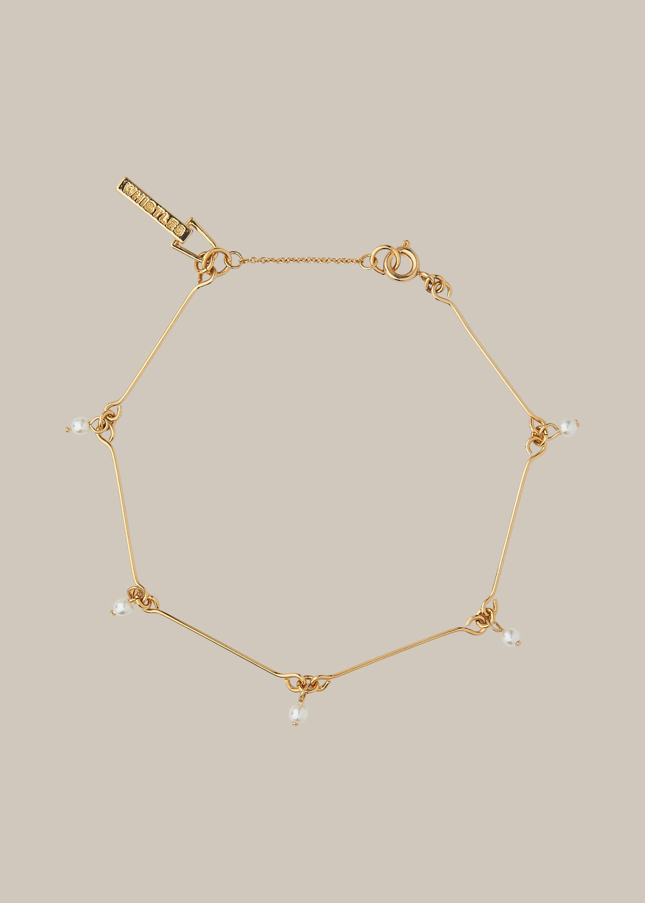 Pip Pearl Bracelet Gold/Multi