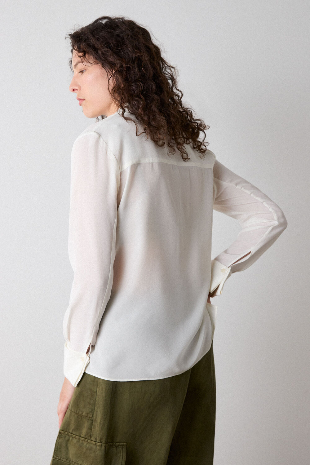 Ivory Ultimate Silk Shirt
