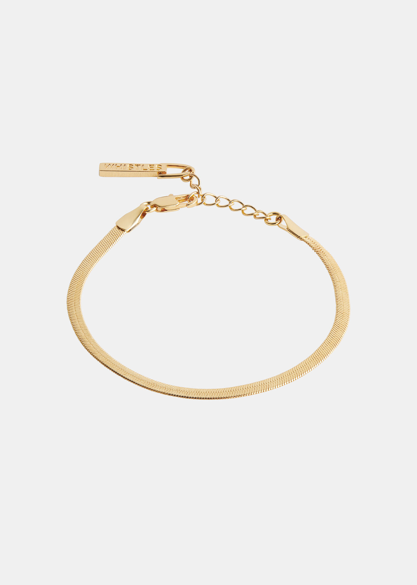 Ania Haie Gold Flat Snake Chain Bracelet  B04601G  Ice Jewellery  Australia
