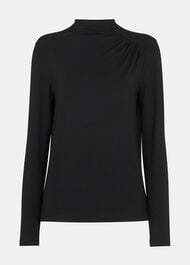 Ruched Front Detail Jersey Top