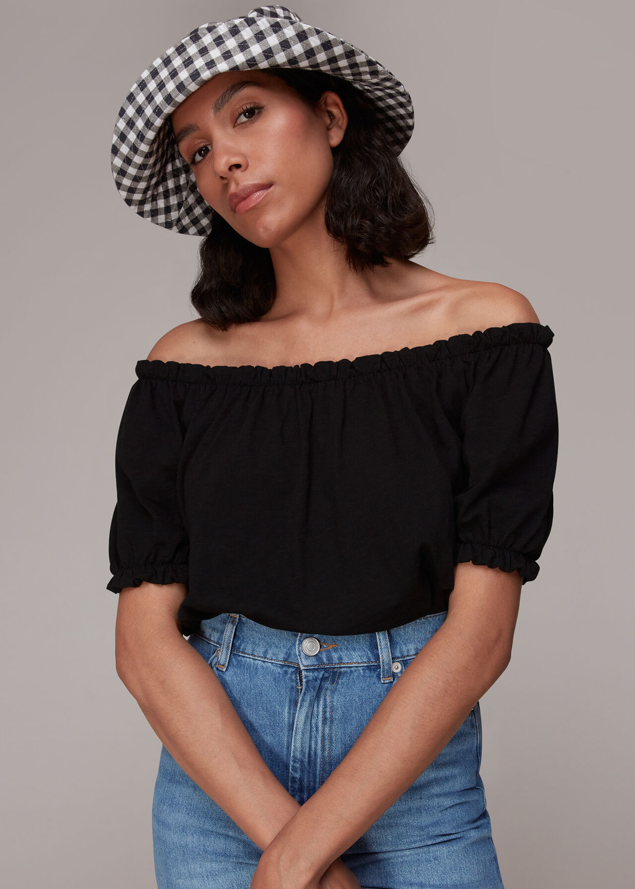 Frill Detail Cotton Tee