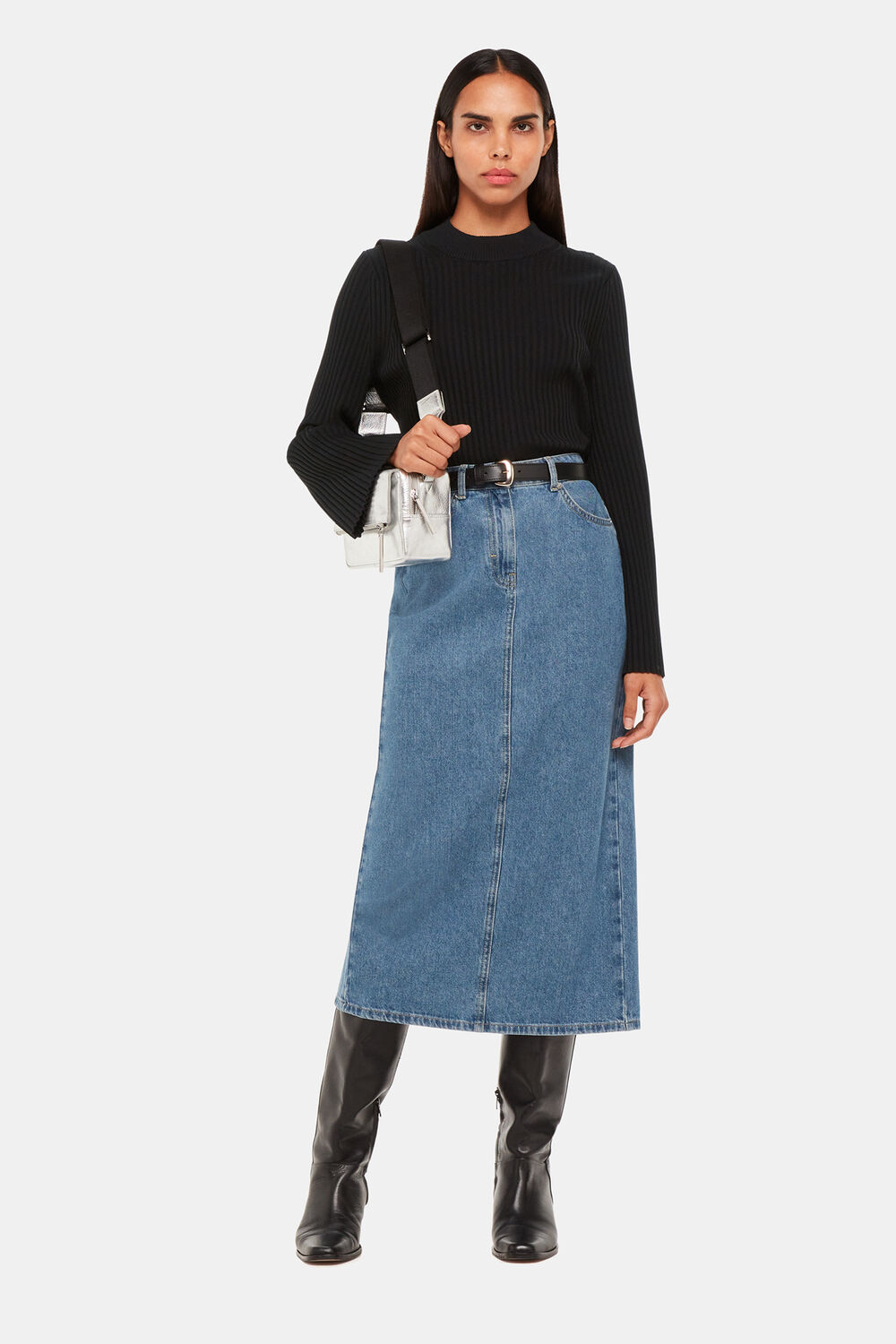 Fluted Sleeve Tunic