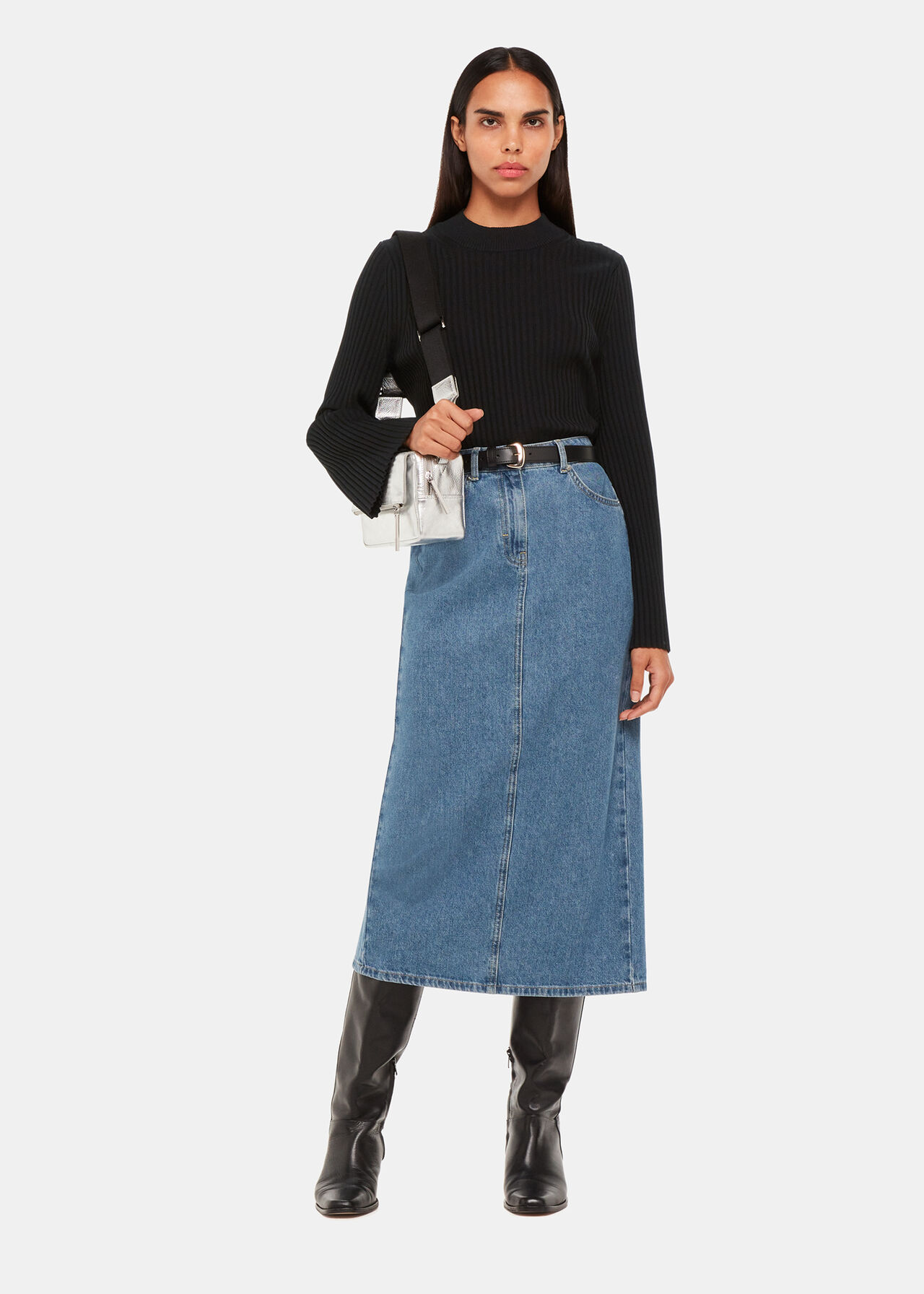 Fluted Sleeve Tunic