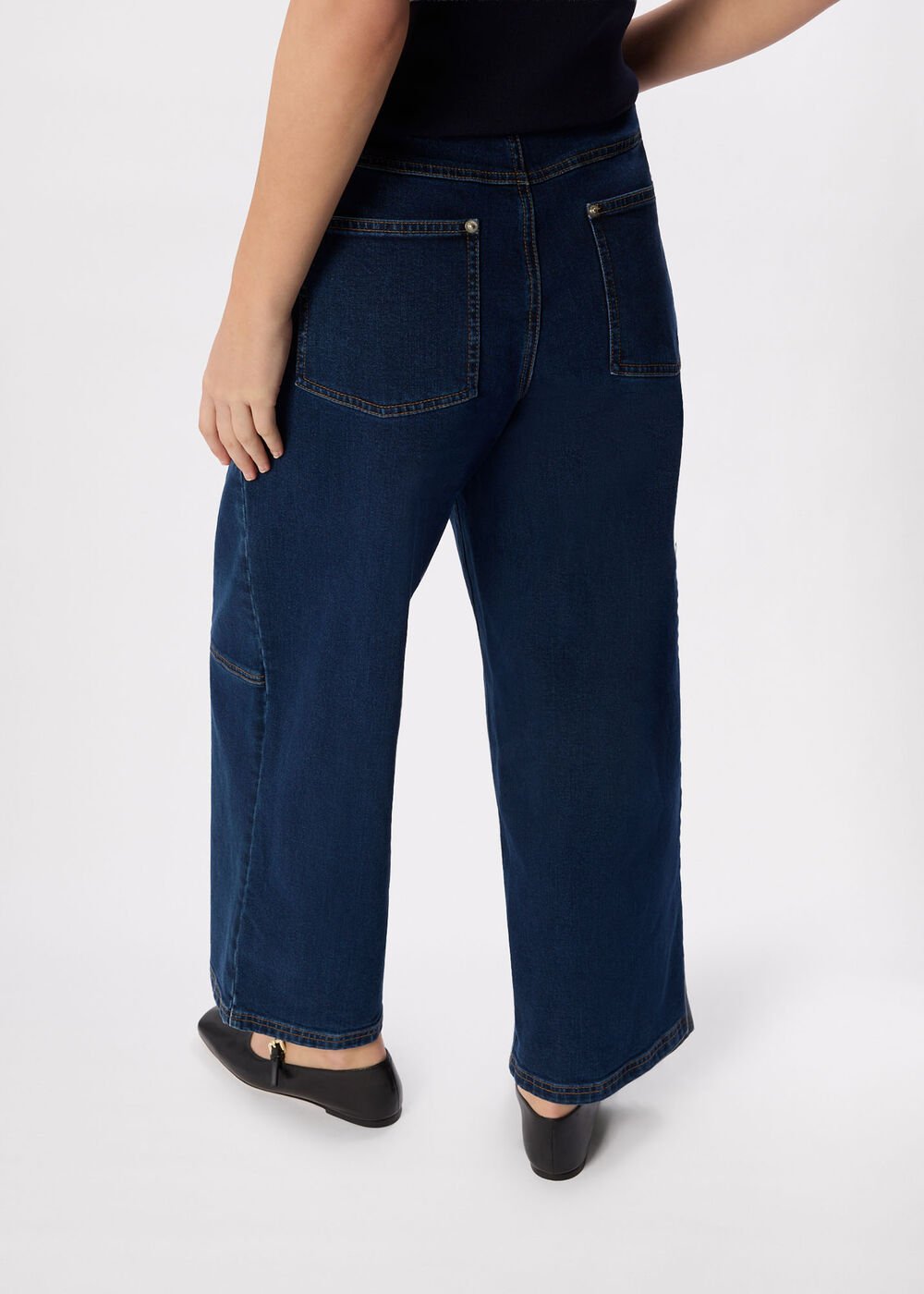 Barrel Mid Rise Trouser