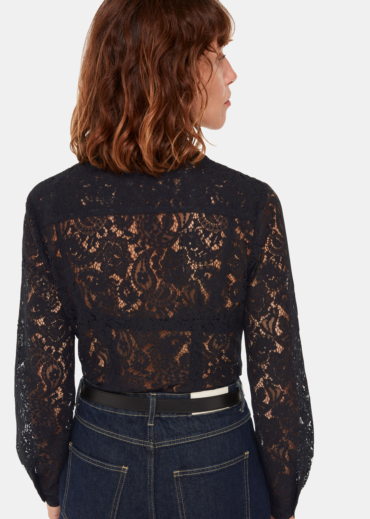 Lucy Seam Detail Lace Shirt