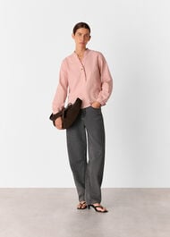 Textured Frill Shirt