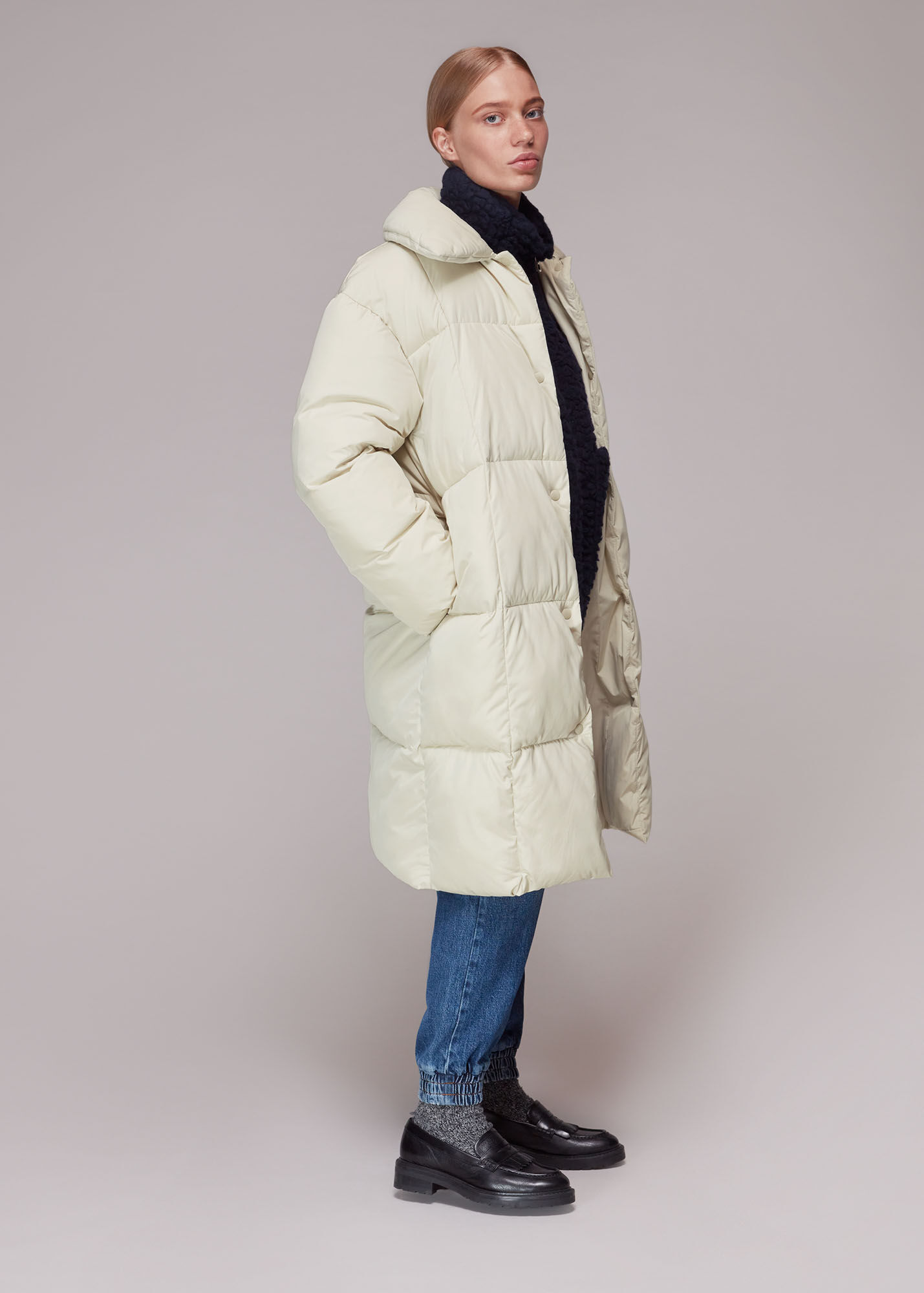 Ivory Wren Puffer Coat WHISTLES
