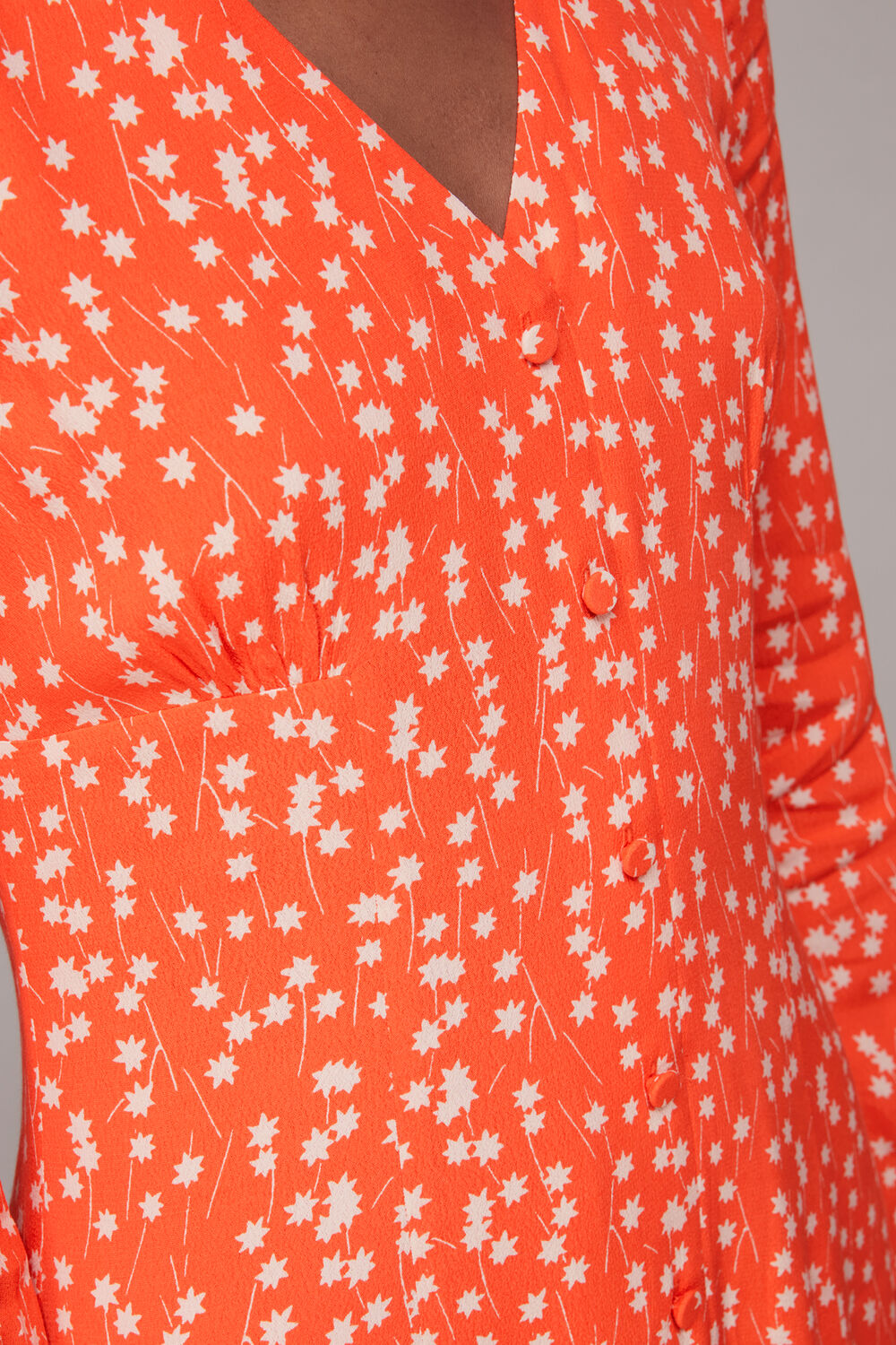 Shooting Star Print Midi Dress