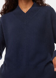Petite Cashmere V Neck Knit