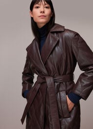 Luna Leather Belted Jacket