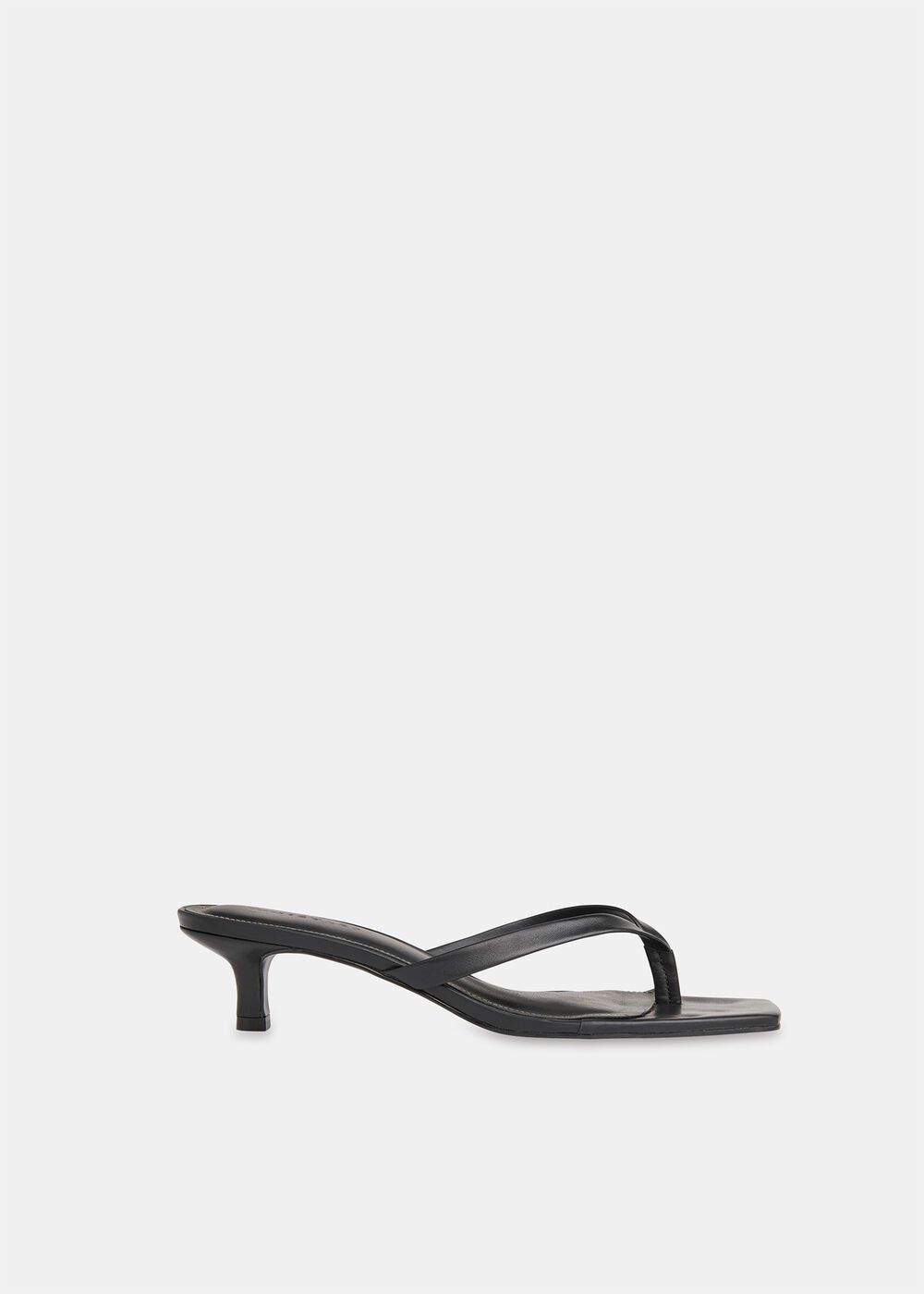 Toe Post Kitten Heel Mule
