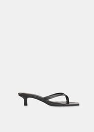 Toe Post Kitten Heel Mule