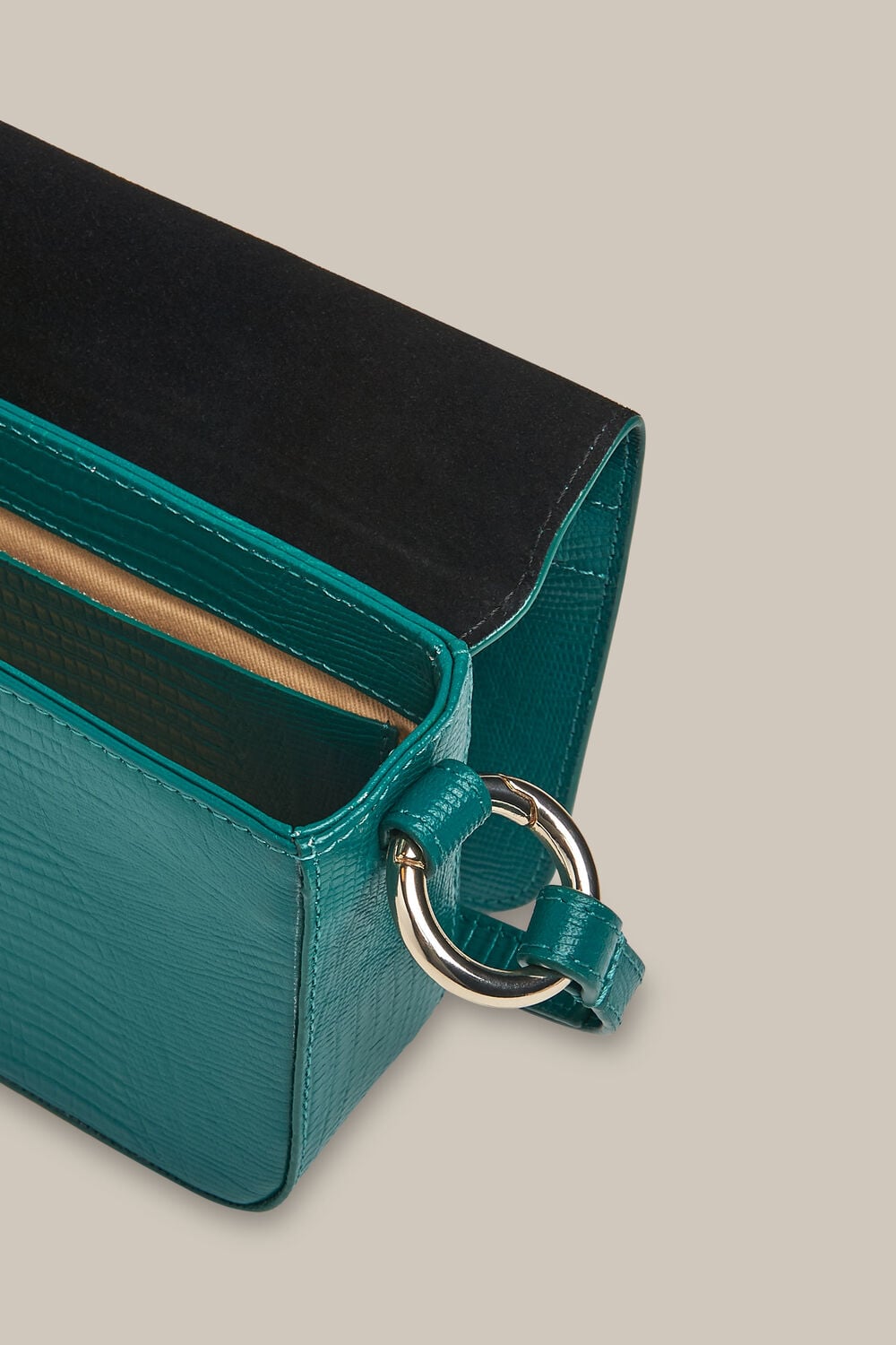 Odie Resin Chain Lizard Bag Teal