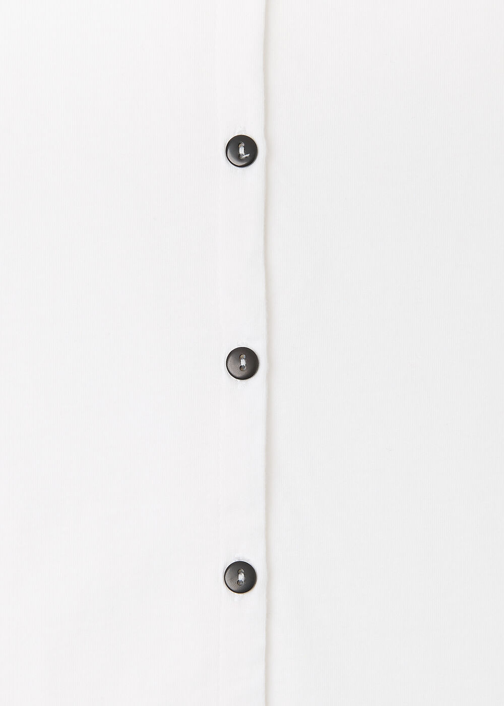 Round Neck Button Up Tee