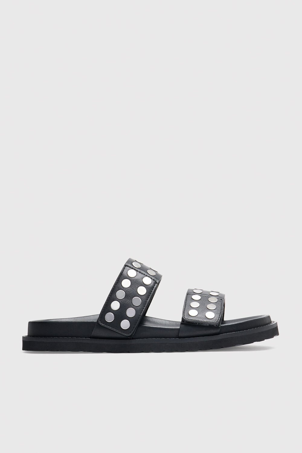 Black Studded Slider