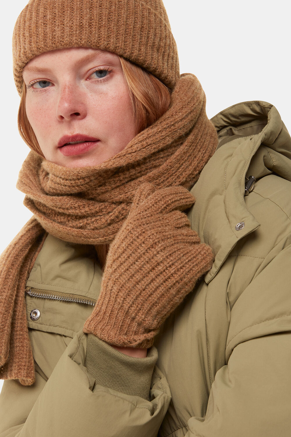 Camel Lambswool Hat