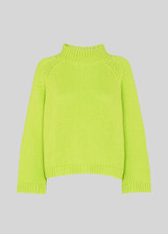 Chunky Alpaca Mix Knit Yellow