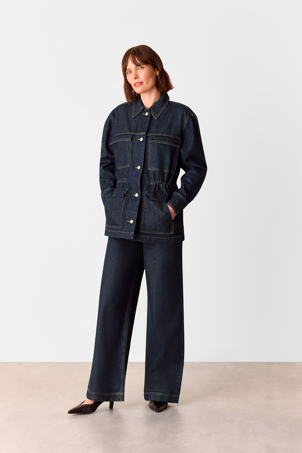 Drawstring Waist Jacket