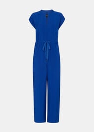 Petite Sleeveless Drawstring Jumpsuit