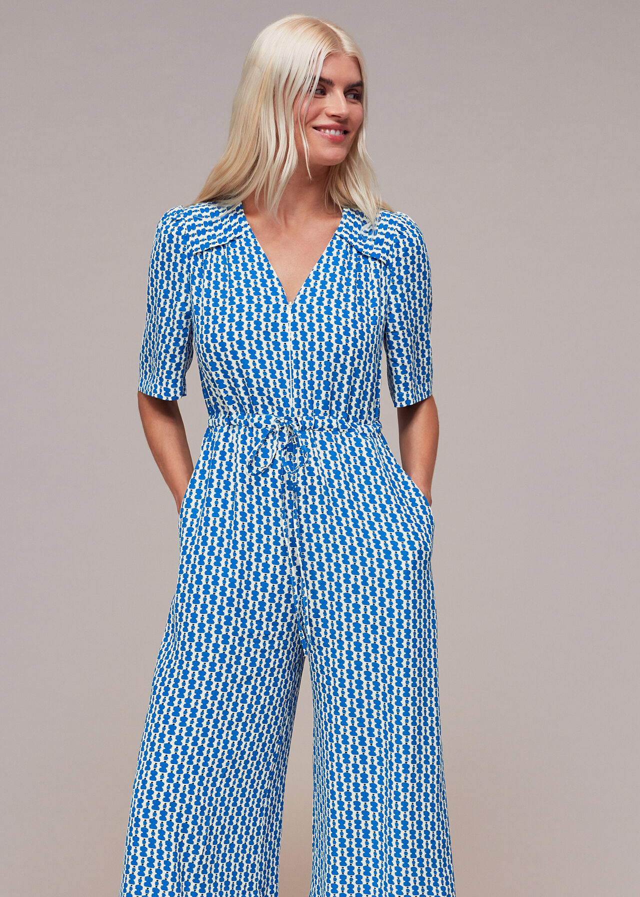 Petite Vertical Stack Jumpsuit