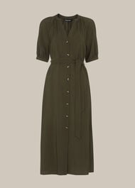 Olivia Button Midi Dress