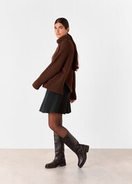 Flippy Knitted Mini Skirt