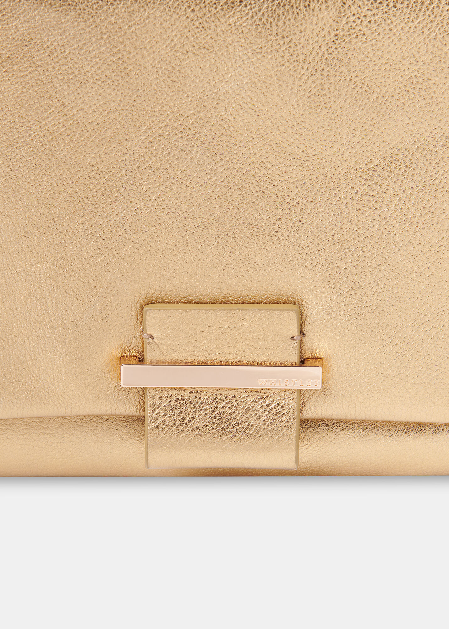 Whistles shop gold clutch