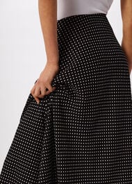 Mini Spot Fit and Flare Skirt