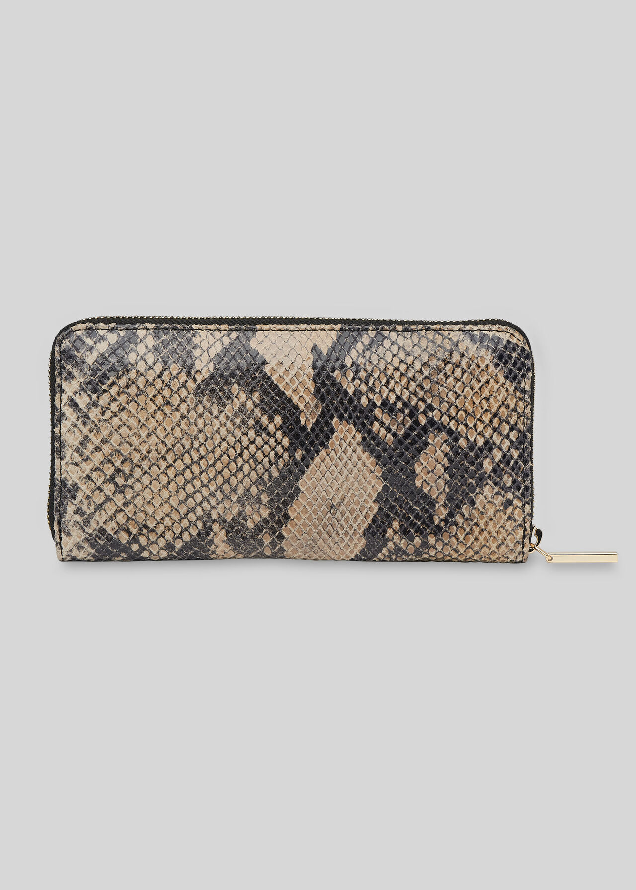 Reigate Long Snake Purse Black/Multi