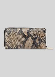Reigate Long Snake Purse Black/Multi