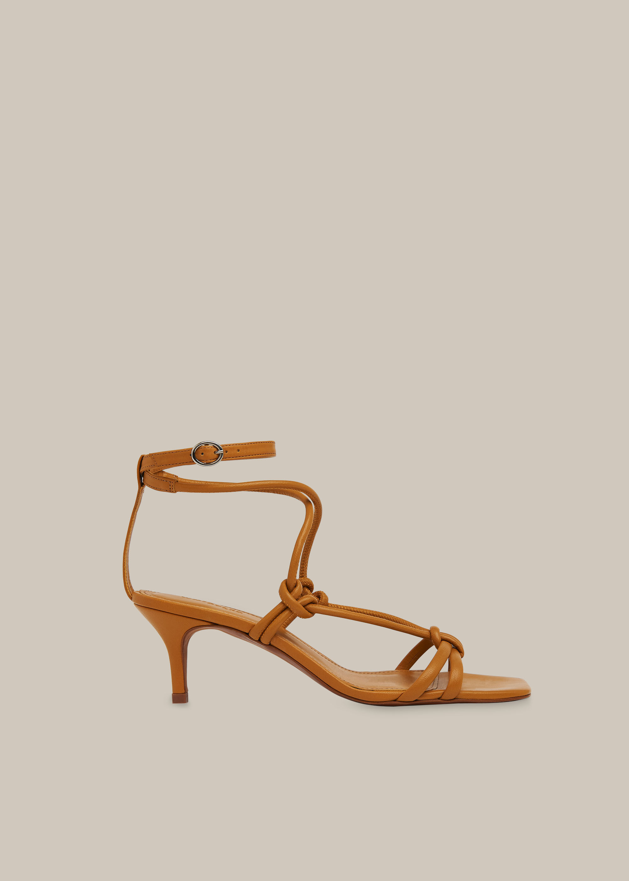 tan mid heel shoes