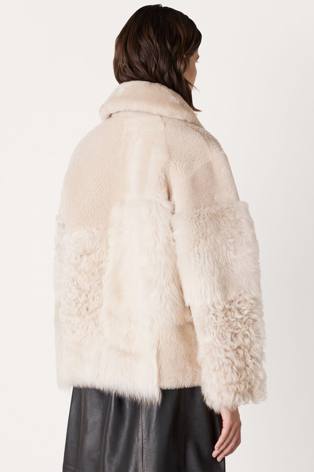 Ivory Hema Shearling Coat
