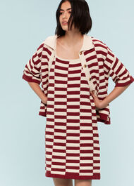 Crochet Stepped Stripe Shirt