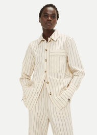 Kwammie Striped Overshirt