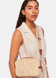 Straw Bibi Crossbody Bag